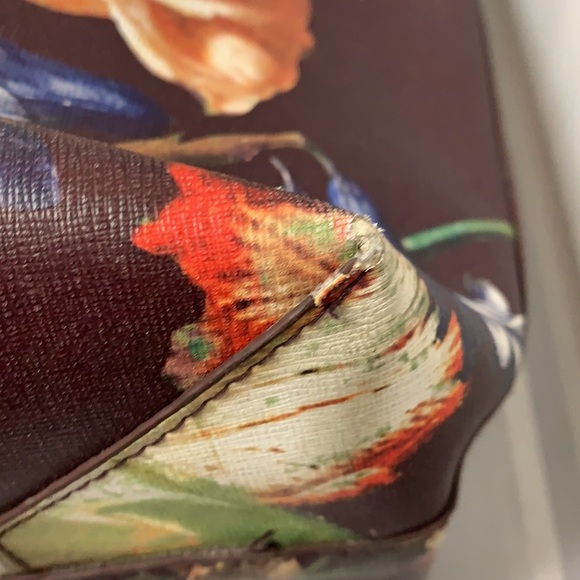 Indigo tote bag with cosmetic pouch - Picture 5 of 9